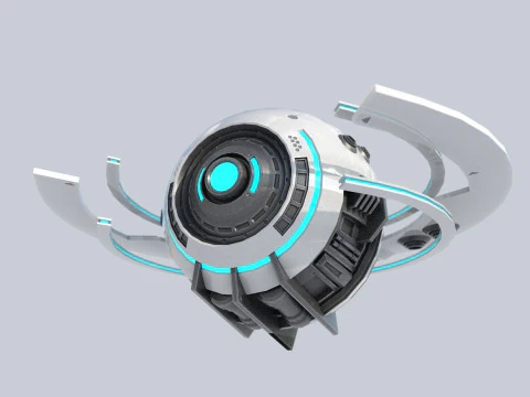 Sphere ship 3D Model