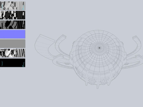 Sphere ship Modelo 3D