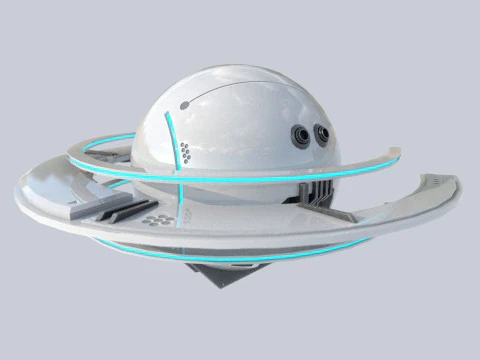 Sphere ship 3D Model