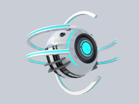 Sphere ship 3D Model