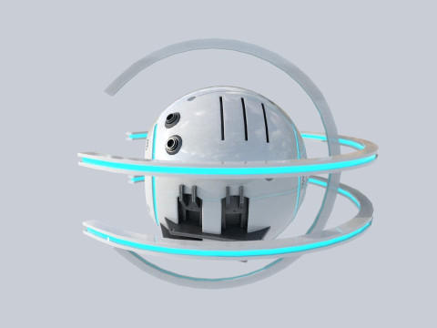 Sphere ship 3D Model