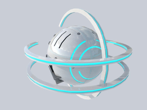 Sphere ship 3D Model