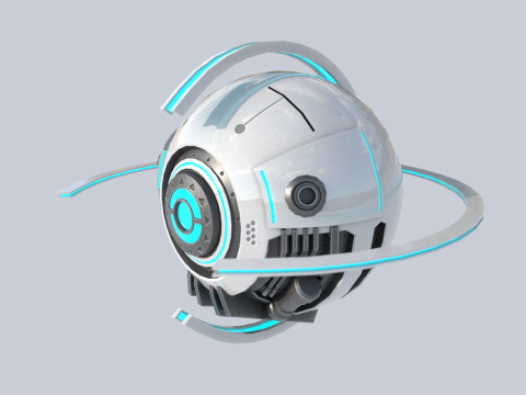Sphere ship Modelo 3D