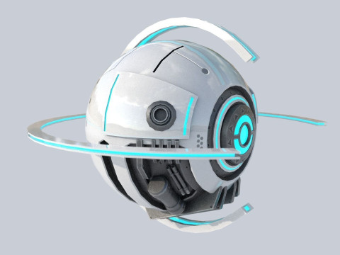 Sphere ship 3D Model