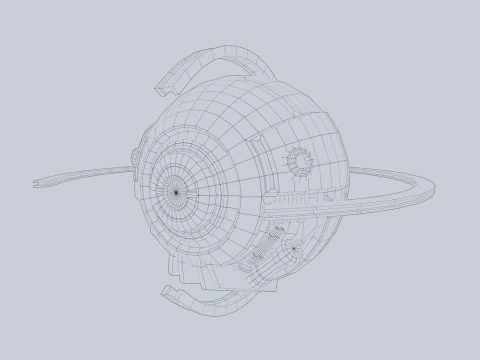 Navio esfera Modelo 3D