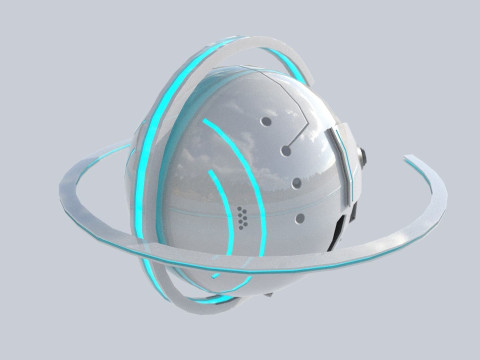 Sphere ship 3D Model
