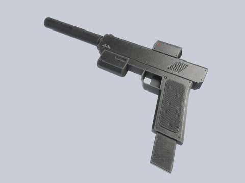 Pistolet minimal Modèle 3D