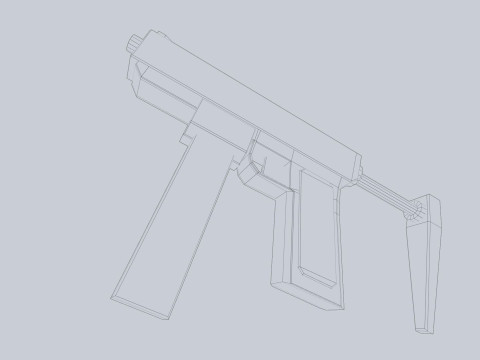 Minimal pistol 3D मॉडल