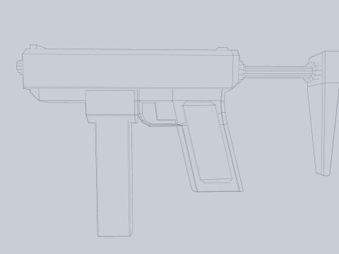 Minimal pistol 3D मॉडल