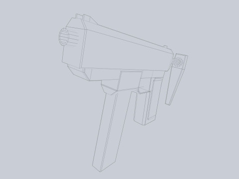 Minimal pistol 3D मॉडल