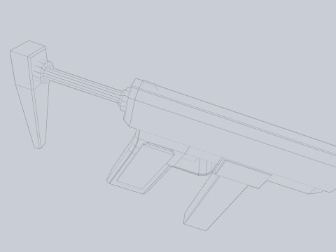 Minimal pistol 3D मॉडल