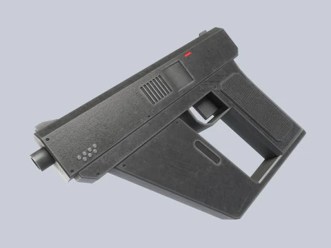 最小手枪 3D 模型