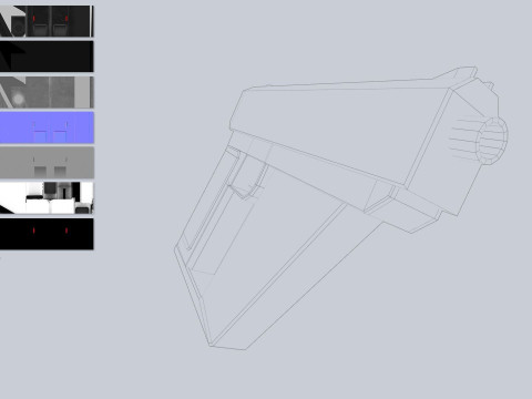 Minimal pistol Model 3D