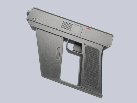 最小手枪 3D 模型