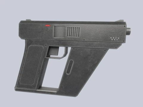 最小手枪 3D 模型