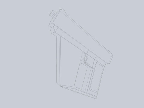 Minimal pistol Model 3D