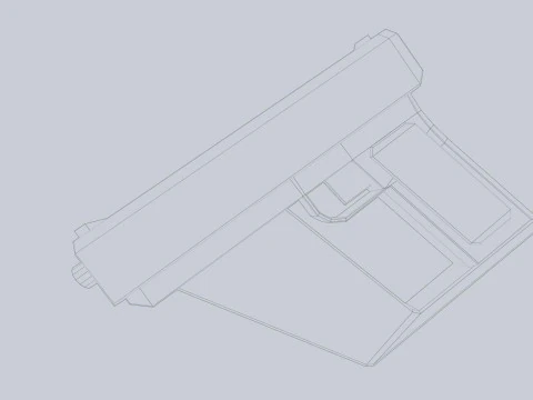 最小手枪 3D 模型