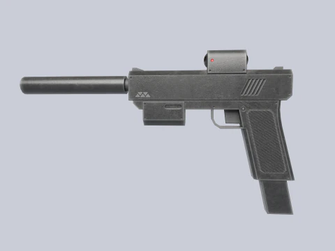 न्यूनतम पिस्तौल संग्रह 3D मॉडल