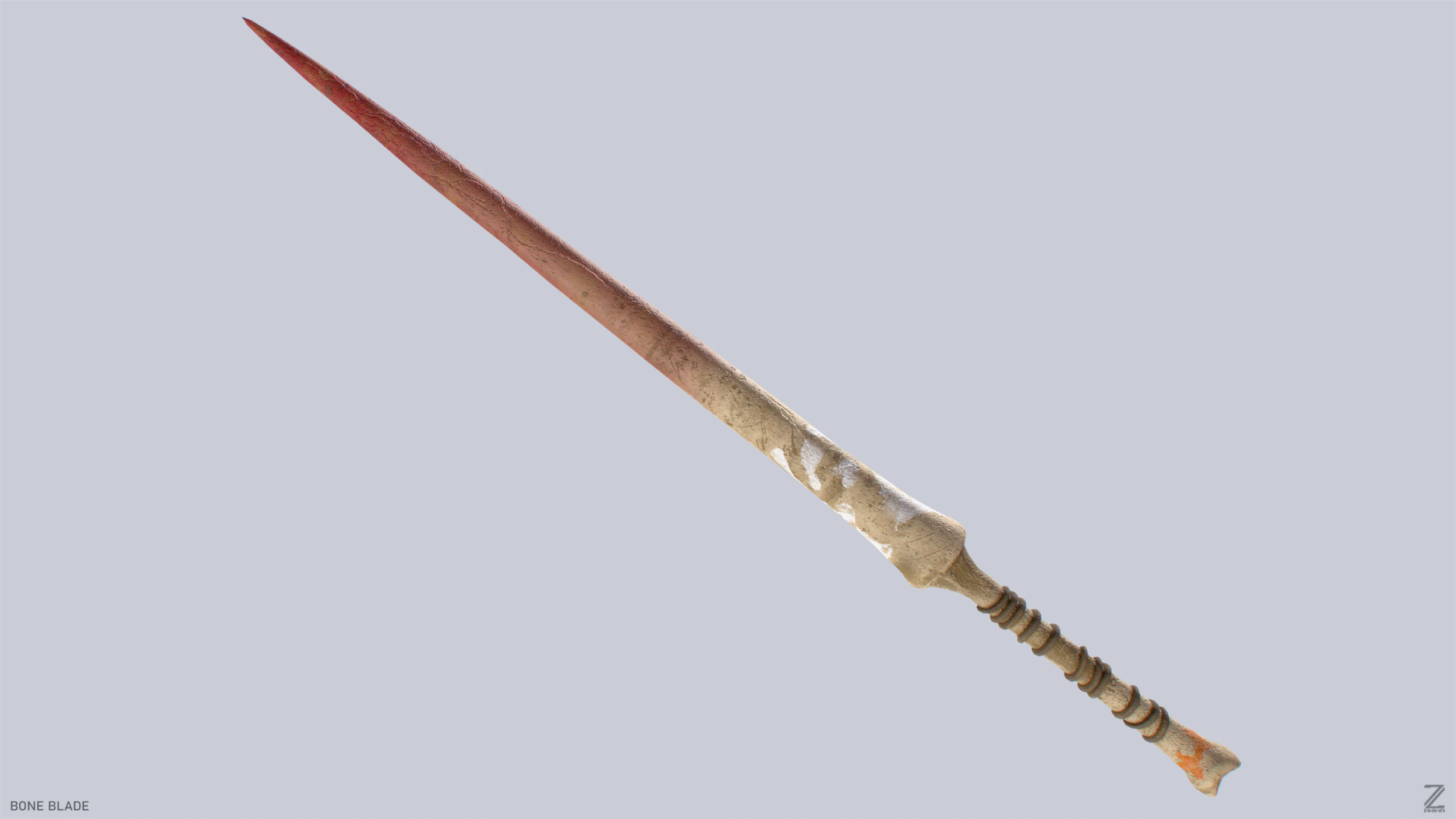 Bone blade 3D Model .c4d .max .obj .3ds .fbx .stl .blend