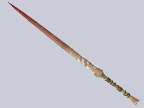 Lama in osso Modello 3D