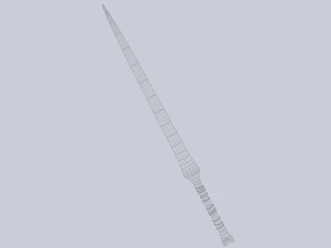 Bone blade 3D Model