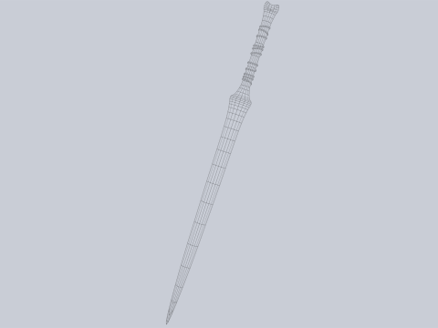 Bone blade 3D 模型