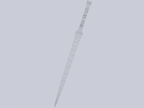 Bone blade 3D Model