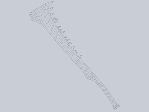 Bone blade 3D मॉडल