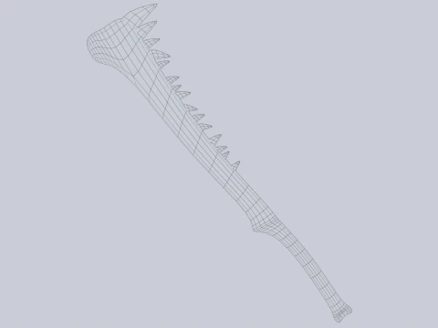 Kemik bı&ccedil;ağı 3D Model