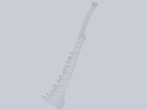 Bone blade 3D मॉडल