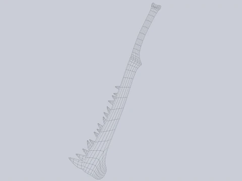 Kemik bı&ccedil;ağı 3D Model