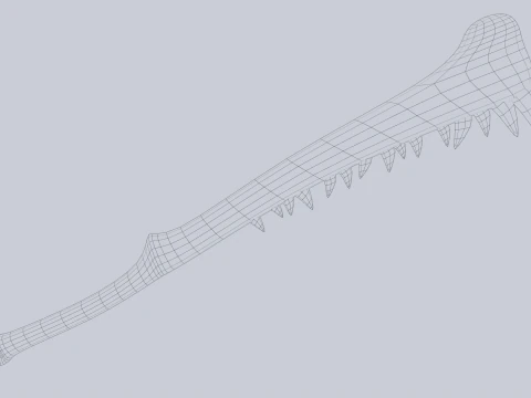 Kemik bı&ccedil;ağı 3D Model