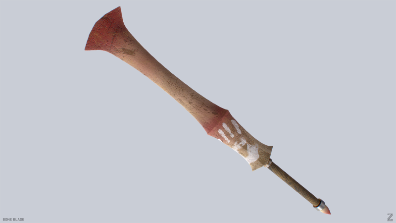 Bone blade Modelo 3D .c4d .max .obj .3ds .fbx .stl .blend 