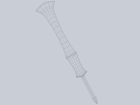 Bone blade Modelo 3D