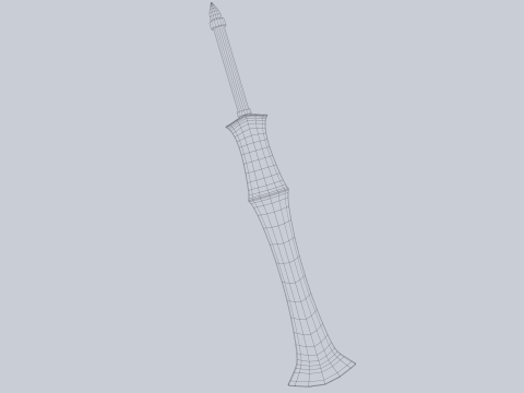 Bone blade Modelo 3D