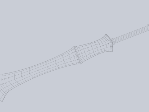 Bone blade Modelo 3D