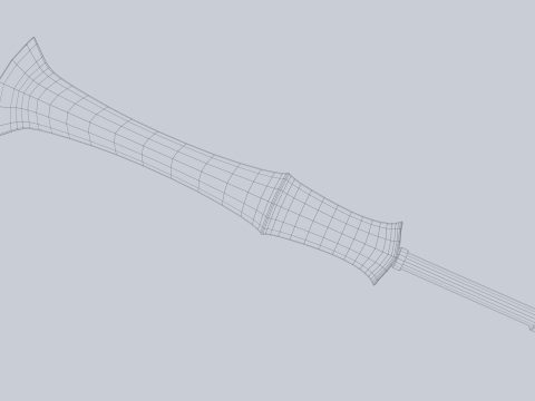 Bone blade Modelo 3D