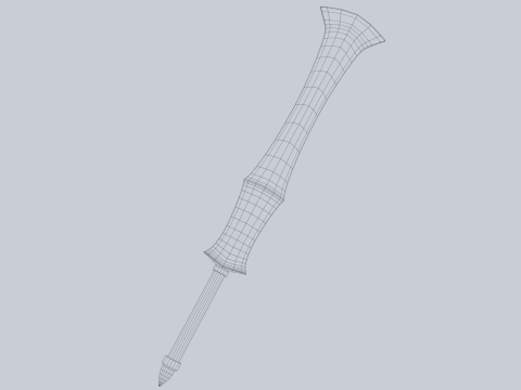 Bone blade Modelo 3D