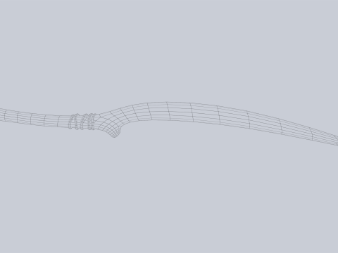 Bone blade 3D Model