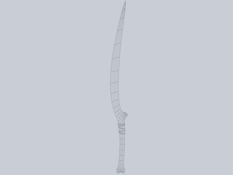 Bone blade 3D Model
