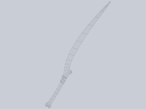 Bone blade 3D Model