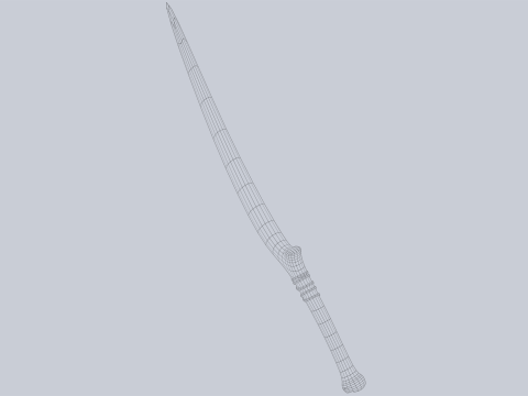 Bone blade 3D Model