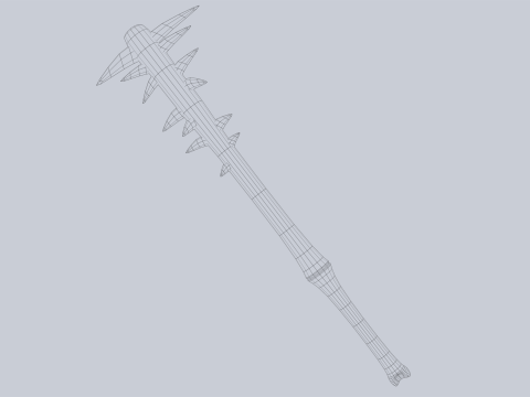 Bone blade 3D Модель