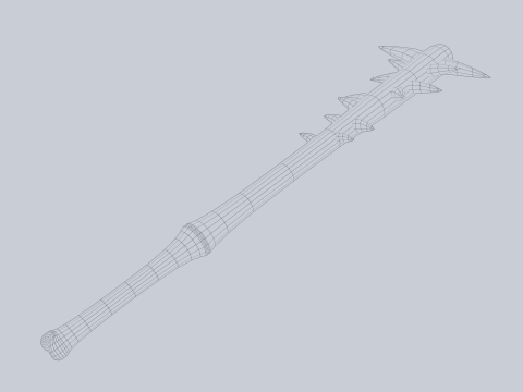 Bone blade 3D Модель