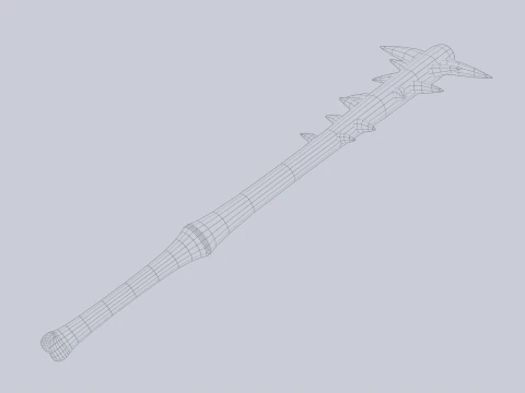 hoja de hueso Modelo 3D