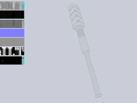 Scifi Powerbat 3D Model