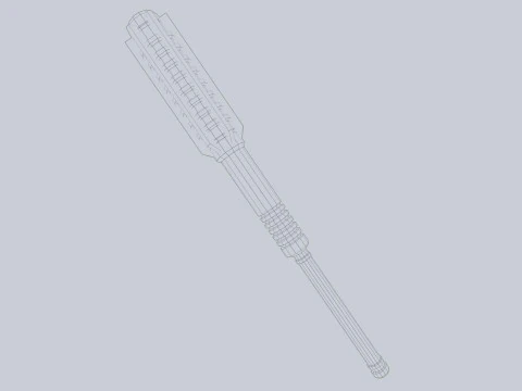 Scifi Powerbat 3D Model