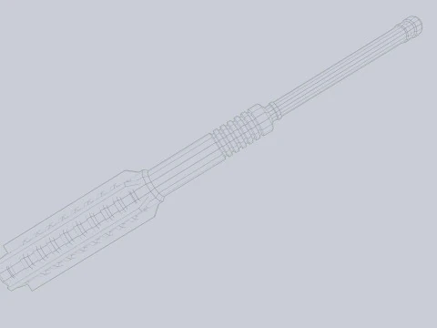 Scifi Powerbat 3D Model