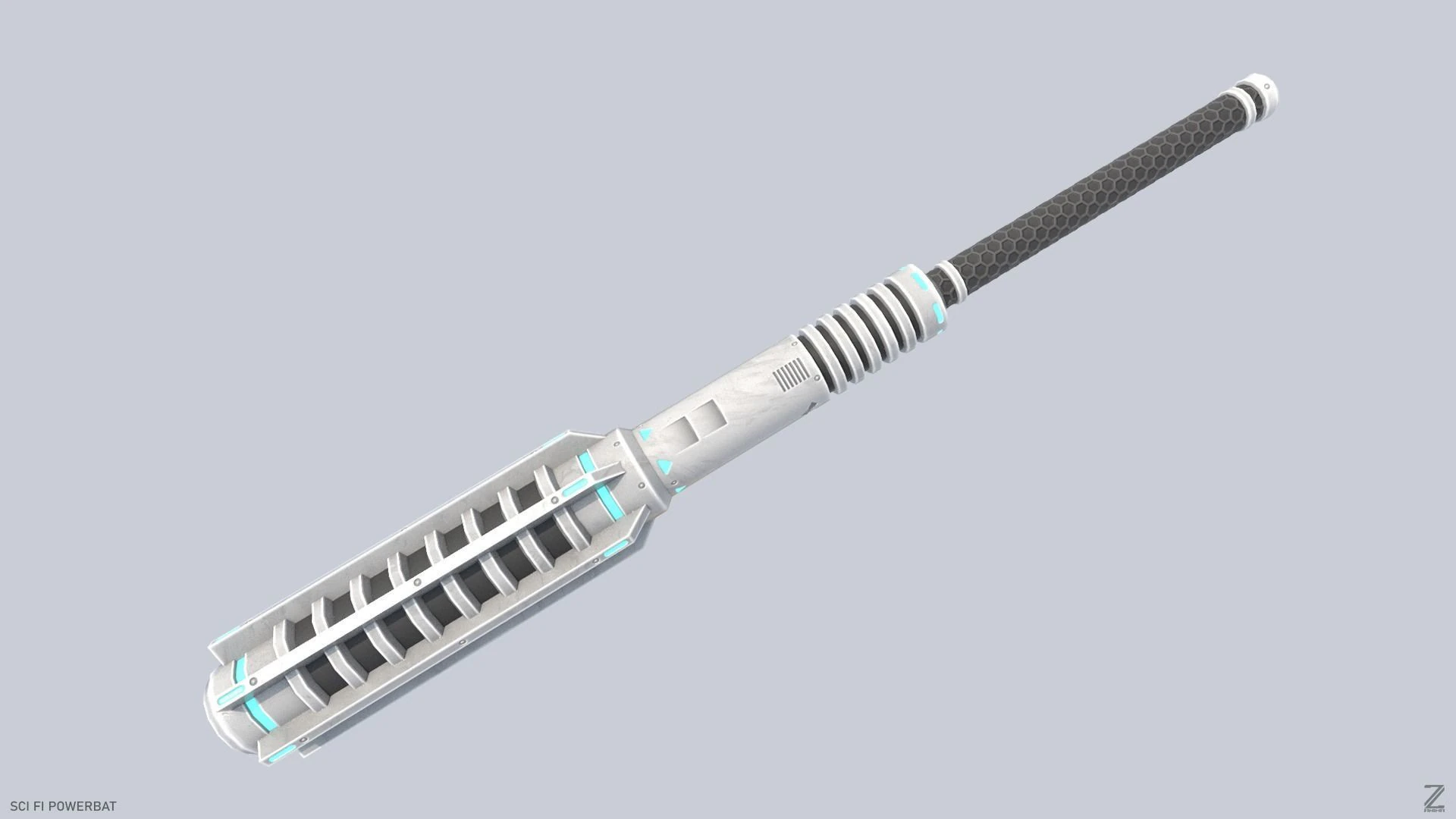 Scifi Powerbat 3D Model .c4d .max .obj .3ds .fbx .stl .blend 