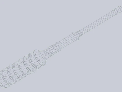 Powerbat fantascientifico Modello 3D